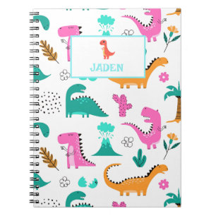 Carnet Sac à dos pour enfants dinosaure retour à l'école
