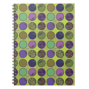 Carnet Sac à main à cercle abstrait gras