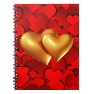 Carnet Sac À Main Symboles D'amour En Forme De Cœur