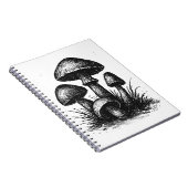 Carnet Sac à Tote de grappe de champignons dessinés à l'e (Côté Droit)