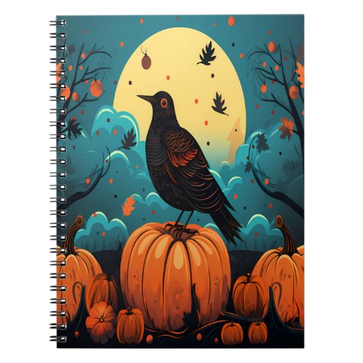Carnet Sac Brown mignon Halloween Ghost Trick or Treat (Devant)