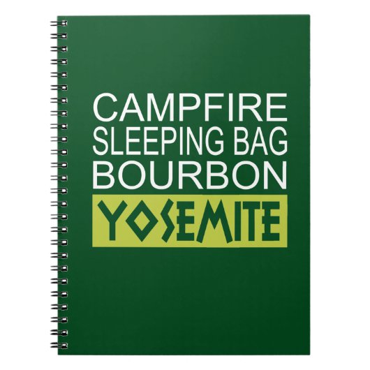Carnet Sac couché de feu Bourbon Yosemite (Devant)