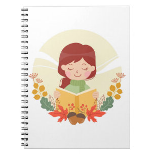 Carnet Sac fourre-tout de lecture d'automne