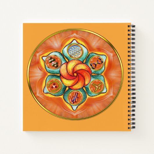 Carnet Sacral Chakra Mandala (Dos)