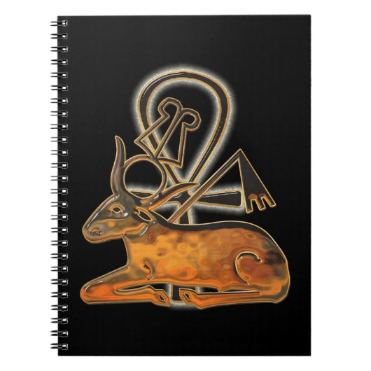Carnet Sacré Bull Egyptien 3D (Devant)