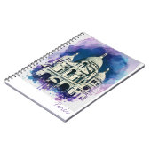 Carnet Sacré-Coeur Montmartre Paris France Architecture (Côté gauche)