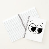 Carnet Sad face Notebook (Intérieur)