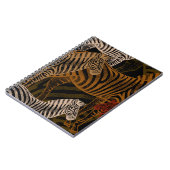 Carnet Safari africain : Zebra Vintage Design (Côté gauche)