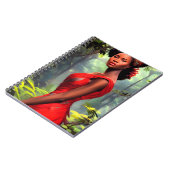 Carnet Safari Queen : Majestic Africaine Plumes rouges (Côté gauche)