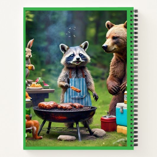 Carnet "Safari Sizzle Party" (Dos)