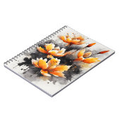 Carnet Safran - Fleurs aquarelle (Côté gauche)
