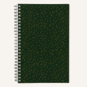 Carnet Sage Green Polka Dots Modern Pattern  (Recto)