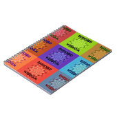 Carnet Sagesse Enrichie : Art Mandala coloré (Côté gauche)