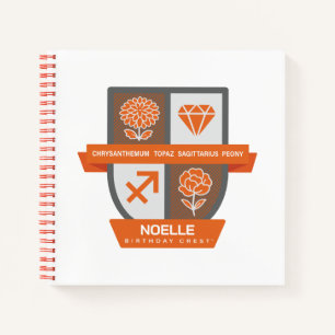 Carnet Sagittaire Anniversaire Crest™ 22-30 novembre