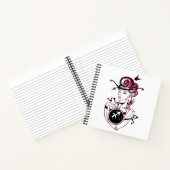 Carnet Sagittaire personnalisé Art déco dame (Intérieur)