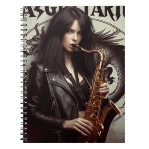 Carnet Sagittaire Zodiaque Musicien Saxophone