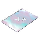 Carnet Sagittarius Zodiac signe sur Mère de style perle (Côté gauche)