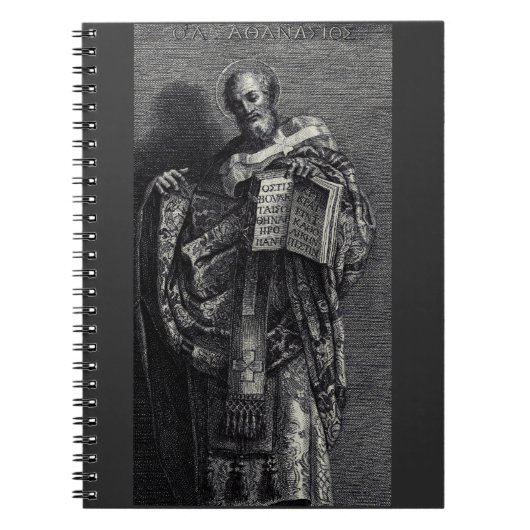 Carnet Saint Athanase d'Alexandrie Art Graphique (Devant)