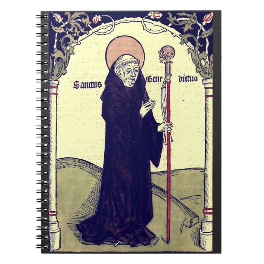 Carnet Saint Benoît de Nursie Patron de l'Europe Catholiq (Devant)