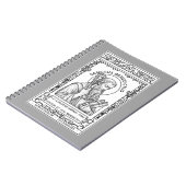 Carnet Saint Benoît de Nursie Saint catholique Père (Côté gauche)