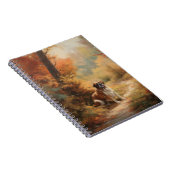 Carnet Saint Bernard en automne Feuilles Automne automne (Côté Droit)