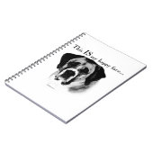 Carnet Saint Bernard Joyeux Visage (Côté gauche)