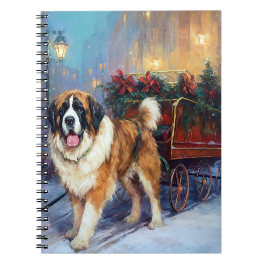 Carnet Saint-Bernard période de fêtes de Noël (Devant)