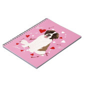 Carnet Saint Bernard Valentines (Côté gauche)