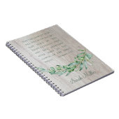 Carnet Saint-Esprit Personalisé Bible Verse Étude Noteboo (Côté Droit)