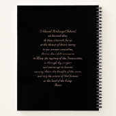 Carnet Saint Gabriel l'Archange avec prière (Dos)