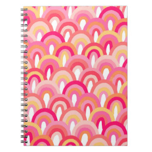 Carnet Saint-Jacques japonaises sans soudure motif, pluie