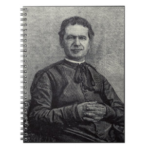 Carnet Saint Jean Bosco Patron de la Jeunesse Art Catholi