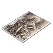 Carnet Saint Jean le Baptiste tenant l'agneau (Côté gauche)