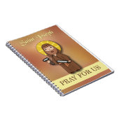 Carnet Saint Joseph Fête de la sainteté Prière catholique (Côté Droit)