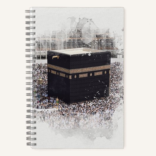 Carnet Saint Kaaba, Masjid Al Haram, aquarelle (Recto)