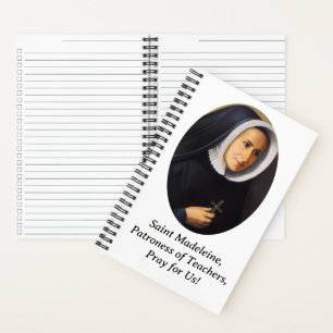 Carnet Saint Madeleine Patron Saint des Enseignants