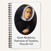 Carnet Saint Madeleine Patron Saint des Enseignants (Recto)