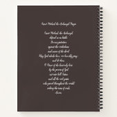 Carnet Saint Michel l'Archange avec prière (Dos)