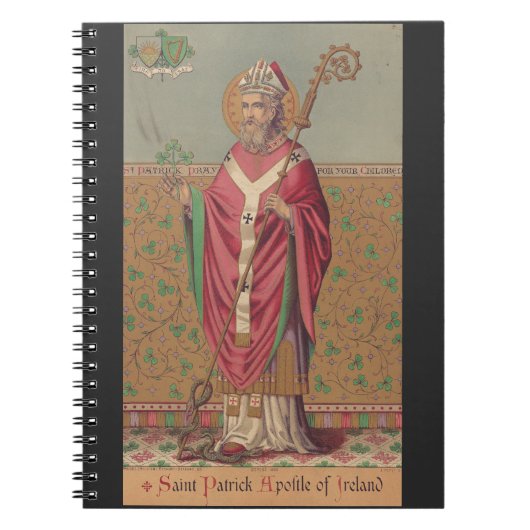 Carnet Saint Patrick d'Irlande Art celtique sacré (Devant)