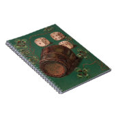 Carnet Saint-Patrick vintage, dés de chance irlandaise (Côté Droit)
