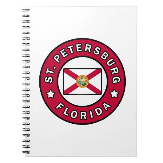 Carnet Saint-Pétersbourg, Floride (Devant)