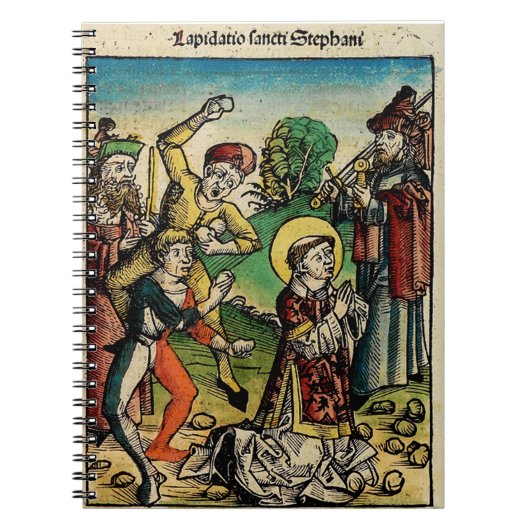 Carnet Saint Stephen Protomartyr Premier martyr (Devant)