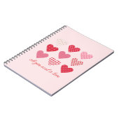 Carnet Saint-Valentin 2023 Coeurs doux (Côté gauche)