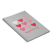 Carnet Saint-Valentin 2023 Coeurs rouges doux (Côté Droit)