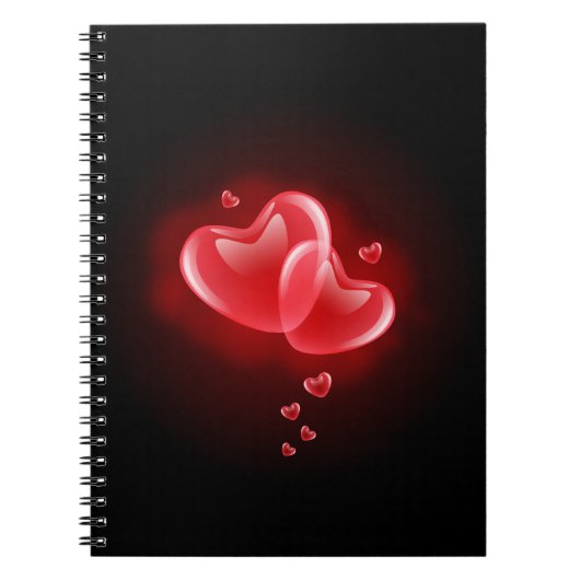 Carnet Saint Valentin, coeur éblouissant (Devant)