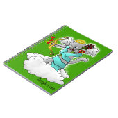 Carnet Saint-Valentin Fumée Gris Cat croustillant (Côté gauche)