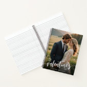 Carnet Saint-Valentin moderne premier jour de la Saint-Va (Intérieur)