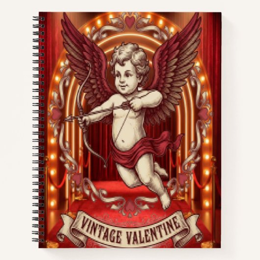 Carnet Saint-Valentin vintage (Devant)
