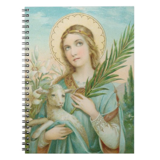 Carnet Sainte Agnès de Rome (MH 01) (Devant)