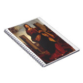 Carnet Sainte-Barbe Icône Sacrée Art Graphique (Côté Droit)